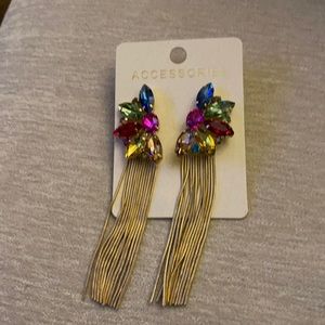 Colorful Gold Dangle earrings
